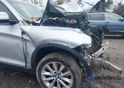 2016 BMW X3 xDrive28I z USA, uszkodzony, nr VIN 5UXWX9C55G0D90865